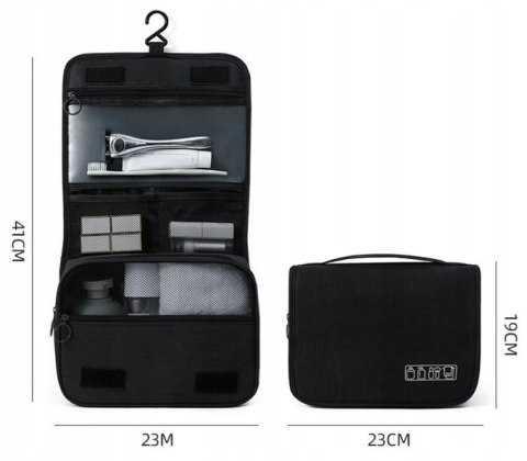 KOSMETYCZKA PODRÓŻNA ARDA MĘSKA CZARNA