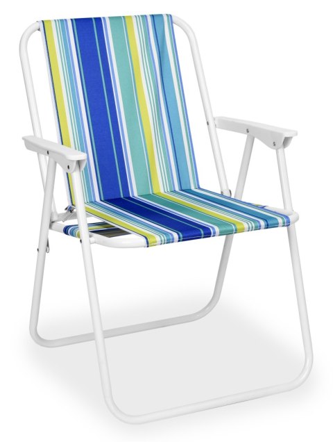 KRZESŁO TURYSTYCZNE SKŁADANE ALAN MORSKIE PASY