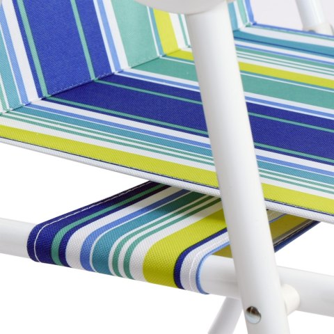 KRZESŁO TURYSTYCZNE SKŁADANE ALAN MORSKIE PASY