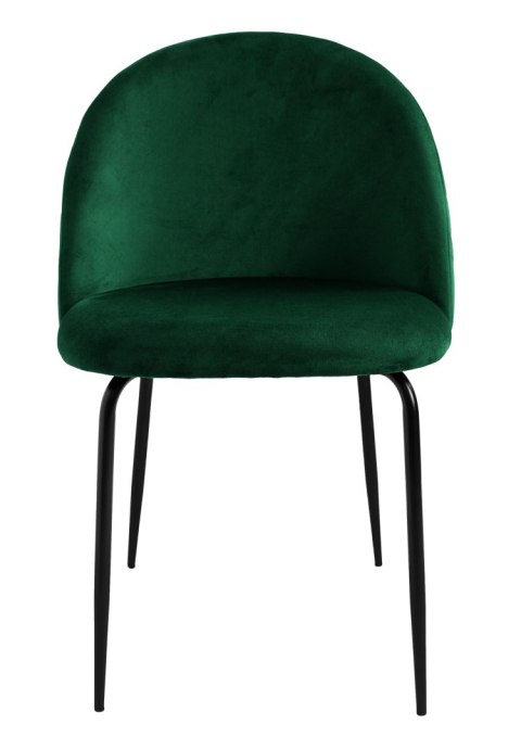 KRZESŁO WELUROWE FARGO VELVET CIEMNOZIELONE