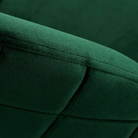 KRZESŁO WELUROWE FARGO VELVET CIEMNOZIELONE