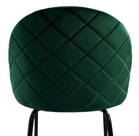 KRZESŁO WELUROWE FARGO VELVET CIEMNOZIELONE