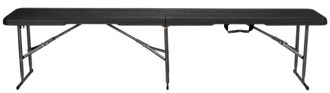 ŁAWKA CATERINGOWA OGRODOWA WOODLAND CZARNY MAT