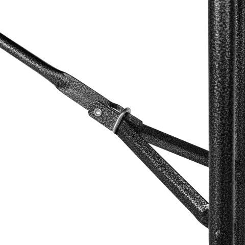 ŁAWKA CATERINGOWA OGRODOWA WOODLAND CZARNY MAT