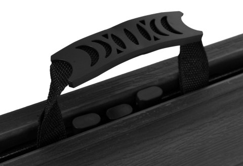 ŁAWKA CATERINGOWA OGRODOWA WOODLAND CZARNY MAT