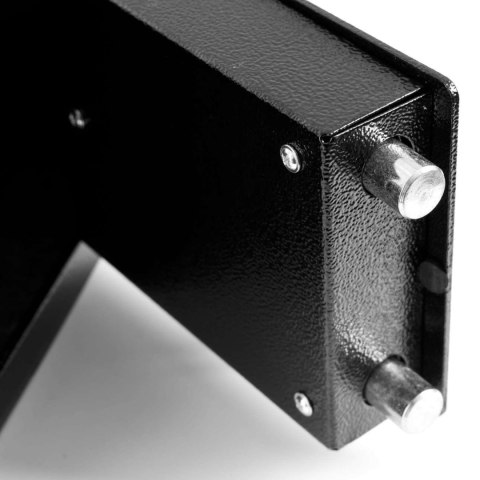 METALOWY SEJF ZAMYKANY NA KLUCZ SICURO CZARNY