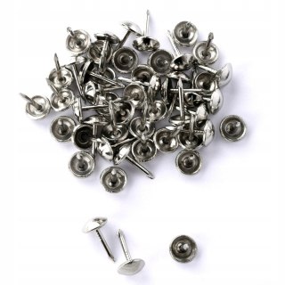 PINEZKI TAPICERSKIE SREBRNE 100 SZTUK