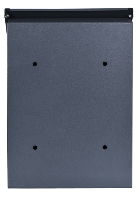 SKRZYNKA POCZTOWA NA LISTY ODVIN ANTRACYT Z NAPISAMI