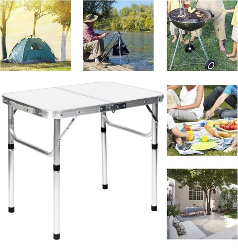 STOLIK TURYSTYCZNY KEMPINGOWY VASCO BIAŁY