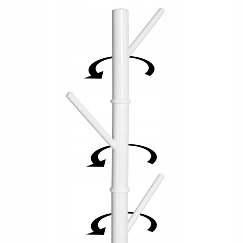 WIESZAK STOJĄCY NIKO BIAŁY