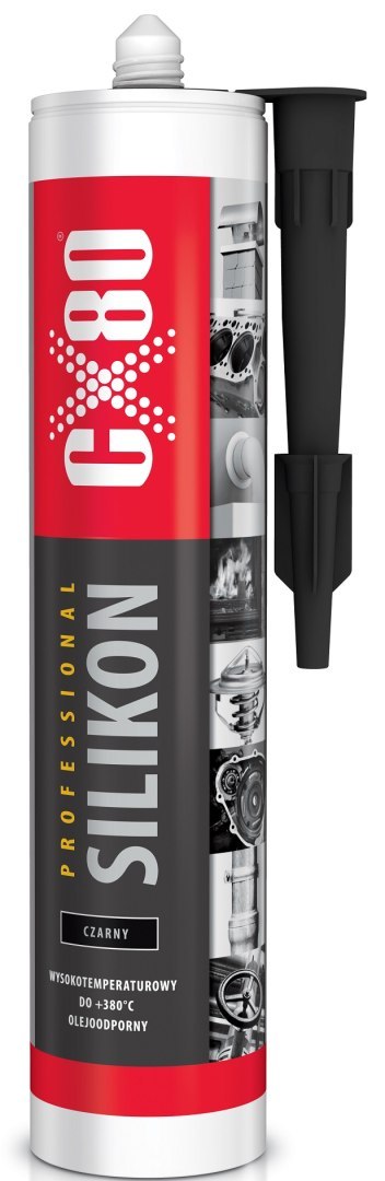 SILIKON PROFESSIONAL CZARNY WYSOKOTEMPERATUROWY 310ML SILIKON PROFESSIONAL CZARNY WYSOKOTEMPERATUROWY 310ML