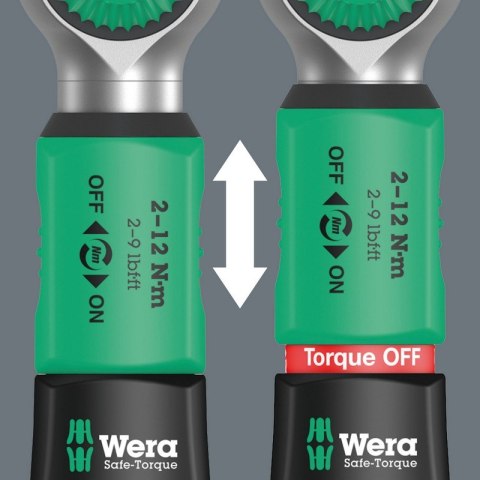 KLUCZ DYNAMOMETRYCZNY SAFE-TORQUE 1/4'', 2-12NM, 20CZ KLUCZ DYNAMOMETRYCZNY SAFE-TORQUE 1/4'', 2-12NM, 20CZ