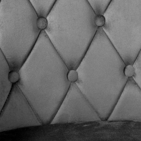 KRZESŁO WELUROWE ATLANTA VELVET GRAFITOWE