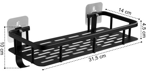 PÓŁKA LOFT ITAKA DO ŁAZIENKI POD PRYSZNIC