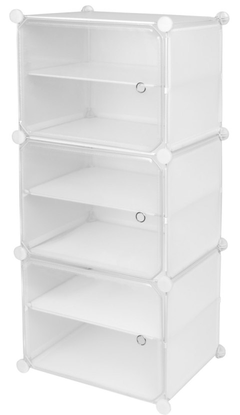 SZAFKA NA BUTY MODUŁOWA GARDEROBA POLA BIAŁA