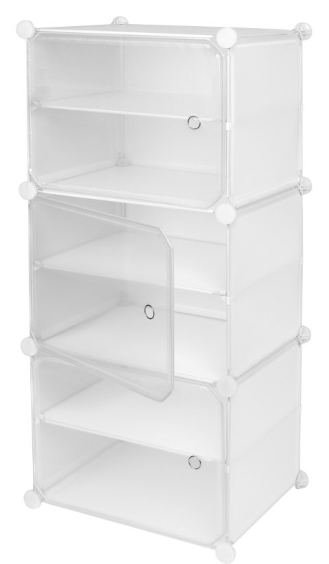 SZAFKA NA BUTY MODUŁOWA GARDEROBA POLA BIAŁA