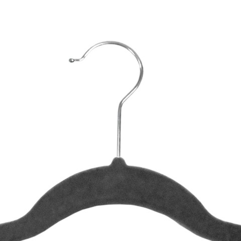 WIESZAK WELUROWY MAXI KOMPLET 100 SZT GRAFITOWY