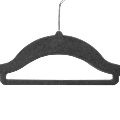 WIESZAK WELUROWY MAXI KOMPLET 100 SZT GRAFITOWY