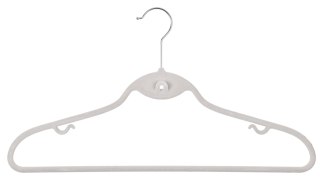 WIESZAK WELUROWY ROXI KOMPLET 20 SZTUK SZARY