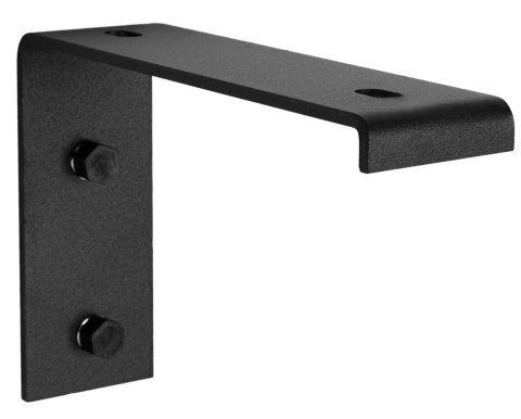 WSPORNIK NA PÓŁKĘ METALOWY CZARNY DO 30 KG