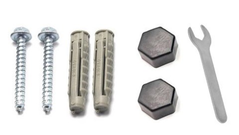 WSPORNIK NA PÓŁKĘ METALOWY CZARNY DO 30 KG