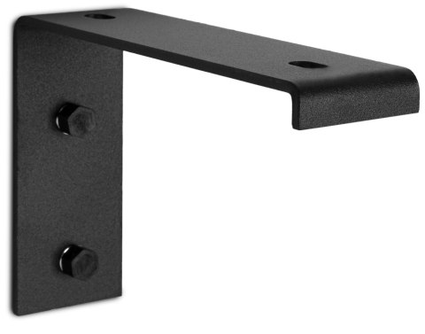 WSPORNIK NA PÓŁKĘ METALOWY CZARNY DO 30 KG