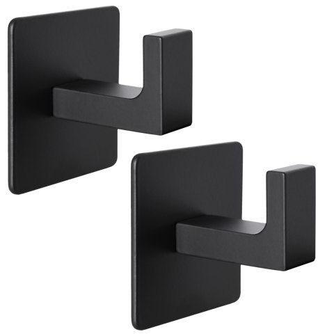 ZESTAW 2 WIESZAKÓW Z ALUMINIUM KSANTI CZARNY