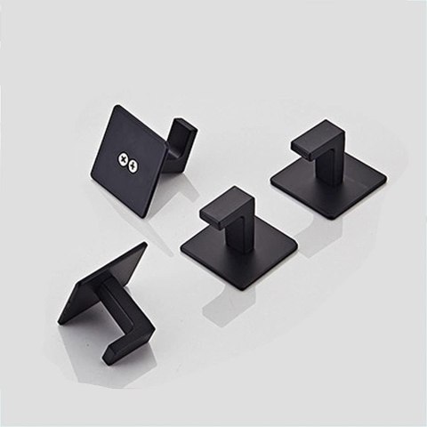 ZESTAW 2 WIESZAKÓW Z ALUMINIUM KSANTI CZARNY