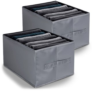 ZESTAW DWÓCH ORGANIZERÓW LIAM GRAFITOWY