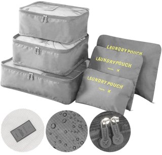 ZESTAW ORGANIZERÓW PODRÓŻNYCH GAVIN SZARY