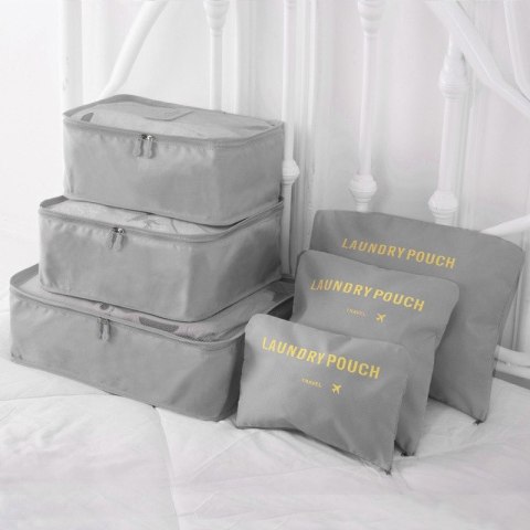 ZESTAW ORGANIZERÓW PODRÓŻNYCH GAVIN SZARY