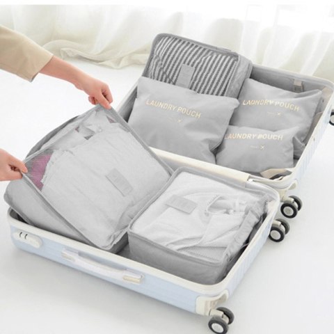 ZESTAW ORGANIZERÓW PODRÓŻNYCH GAVIN SZARY