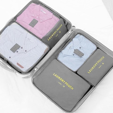 ZESTAW ORGANIZERÓW PODRÓŻNYCH GAVIN SZARY