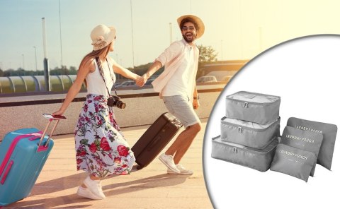 ZESTAW ORGANIZERÓW PODRÓŻNYCH GAVIN SZARY