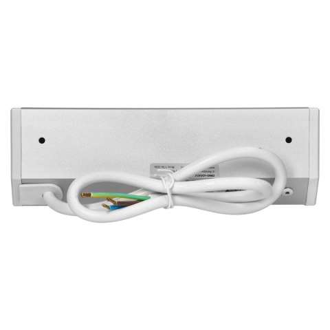 GNIAZDO MEBLOWE 2X2P+Z+2XUSB BIAŁO-SREBRNE GNIAZDO MEBLOWE 2X2P+Z+2XUSB BIAŁO-SREBRNE