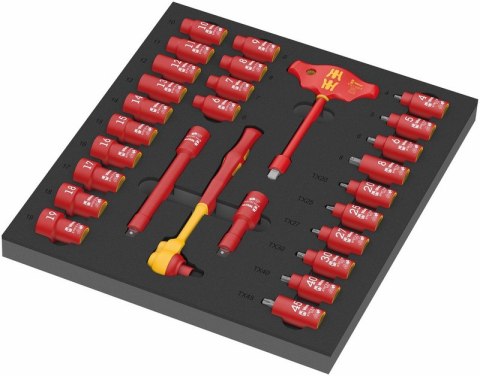 WKŁADKA PIANKOWA 9726 GRZECH.ZYKLOP 3/8'' VDE+NASADKI 28CZ. WKŁADKA PIANKOWA 9726 GRZECH.ZYKLOP 3/8'' VDE+NASADKI 28CZ.