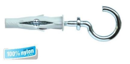 KOŁEK UNIWERSALNY Z HAKIEM SUFITOWYM 8/4.5*83MM KOŁEK UNIWERSALNY Z HAKIEM SUFITOWYM 8/4.5*83MM