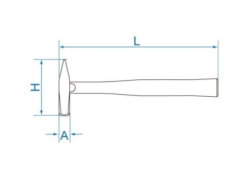 MŁOTEK TYP NIEMIECKI 395G, 300MM MŁOTEK TYP NIEMIECKI 395G, 300MM