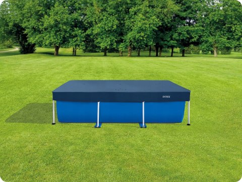 Pokrywa plandeka mata do basenu stelażowego 270x163 cm Intex 28036 Pokrywa plandeka mata do basenu stelażowego 270x163 cm Intex 28036