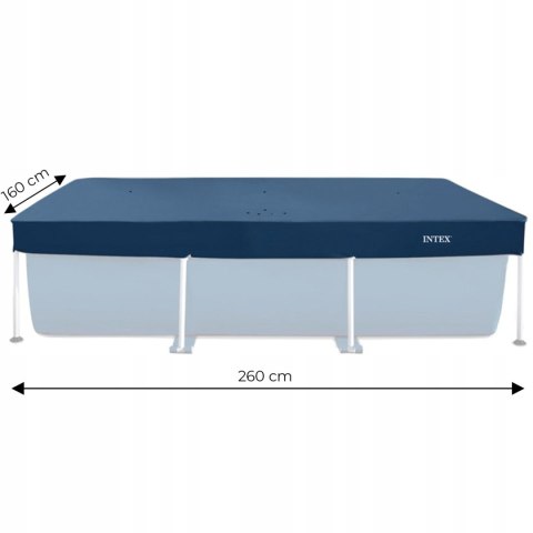 Pokrywa plandeka mata do basenu stelażowego 270x163 cm Intex 28036 Pokrywa plandeka mata do basenu stelażowego 270x163 cm Intex 28036