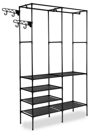 GARDEROBA NA UBRANIA Z PÓŁKAMI AMELIA