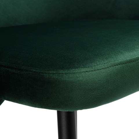 KRZESŁO HAMPTON VELVET CIEMNOZIELONE
