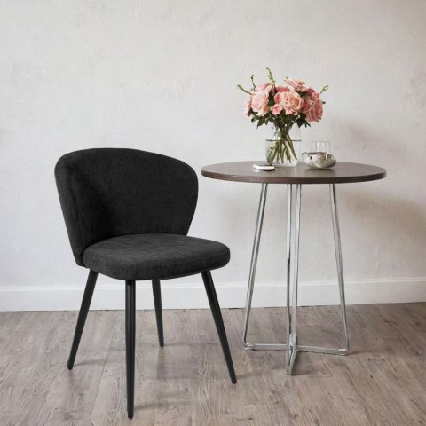 KRZESŁO KROSBY SZTRUKS CZARNE