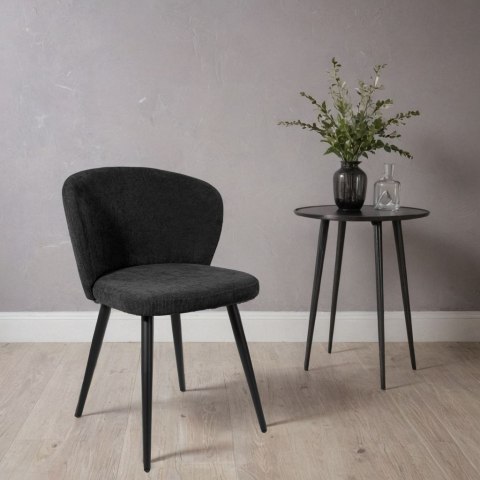 KRZESŁO KROSBY SZTRUKS CZARNE