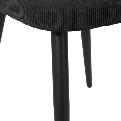 KRZESŁO KROSBY SZTRUKS CZARNE