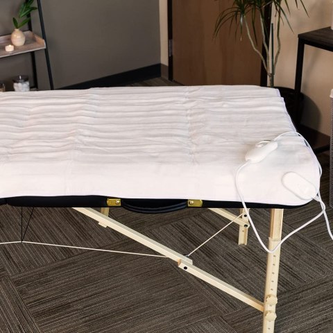 MATA GRZEWCZA KAMA BIAŁA 150X80 CM