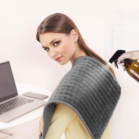 PODUSZKA MATA ELEKTRYCZNA GRETA SZARA 60X30 CM