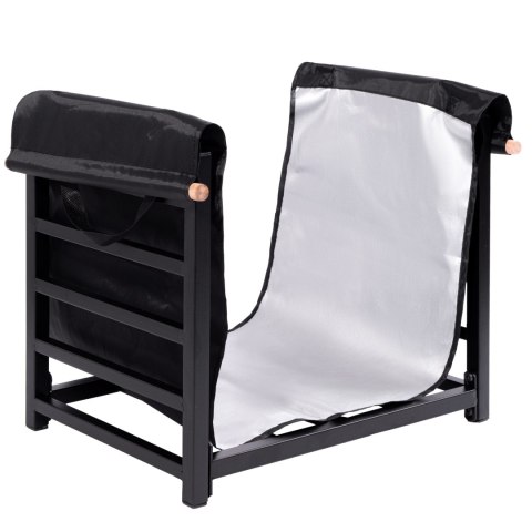 STOJAK KOSZ NA DREWNO HAKAN WYCIĄGANY WKŁAD