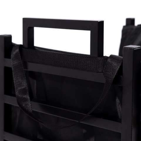 STOJAK KOSZ NA DREWNO HAKAN WYCIĄGANY WKŁAD