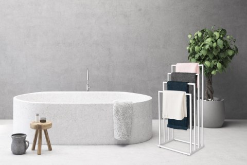 STOJAK WIESZAK NA RĘCZNIKI 4 RAMIONA NELI BIAŁY